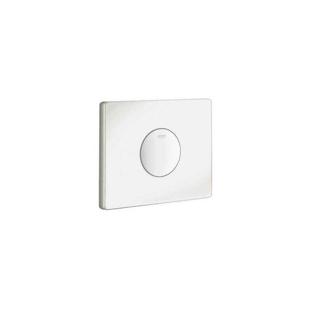 Grohe Skate WC-Betätigung, 156x197mm, commande par bouton-poussoir, montage vertical, blanc alpin, 37547SH0