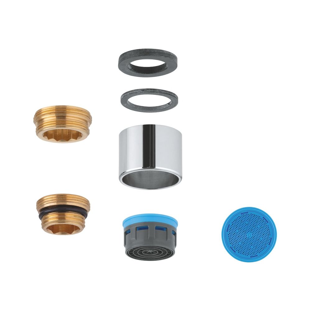 Aérateur à filetage intérieur M22x1, classe de débit A, 13,5-15,0 l/min à 3 bar, chromé, 06574000