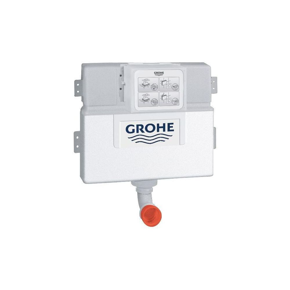 Cuve de chasse Grohe, encastrée, débit de chasse 6-9 litres, hauteur de construction 0,82 m, 38422000