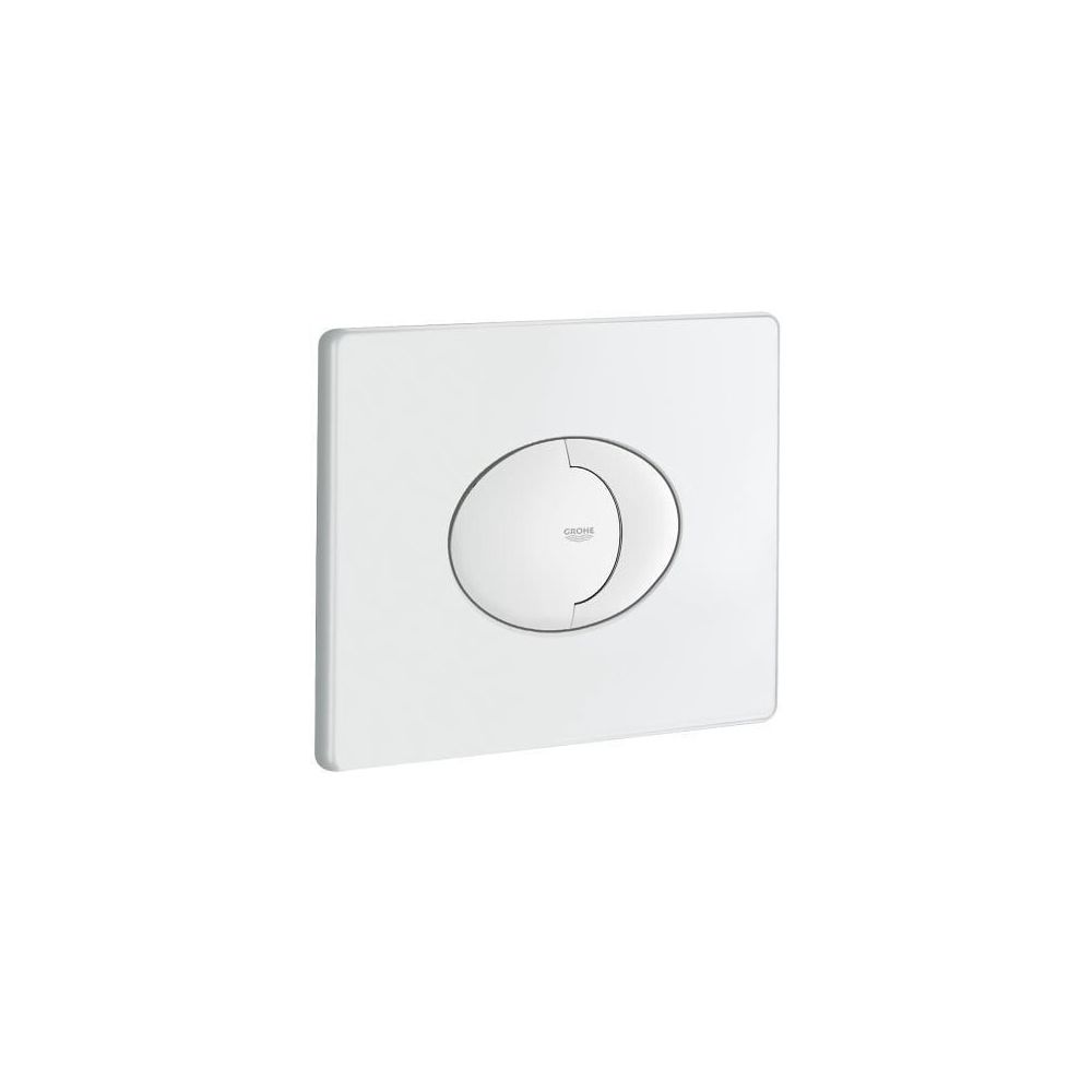 Grohe Skate Air Plaque de commande WC, 156x197 mm, montage horizontal, commande 2 volumes et Start/Stop, Blanc alpin, 38506SH0