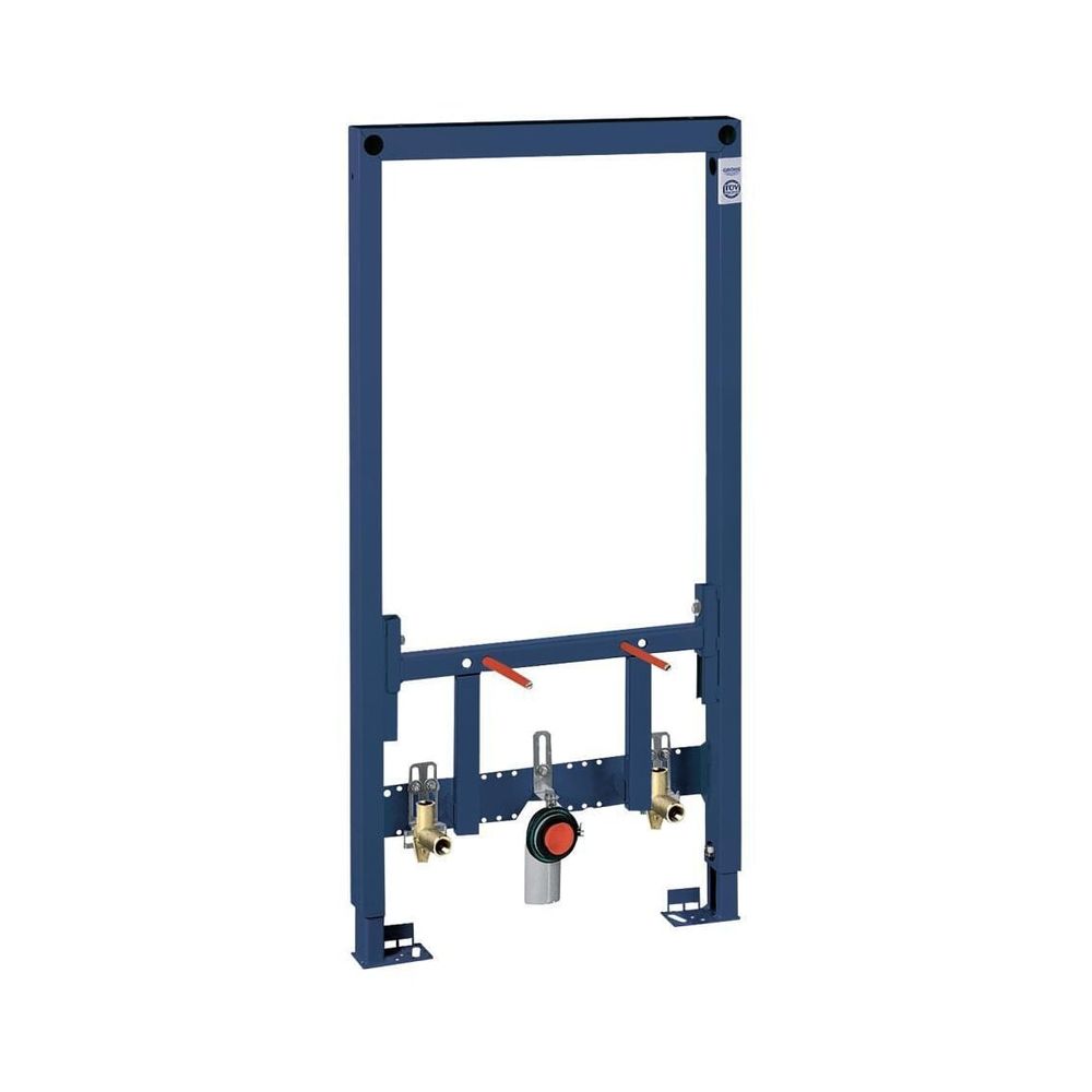 Élément de bidet Grohe Rapid SL, hauteur de construction 1,00 m, pour montage sur cloison ou mur porteur, 2 raccords d'armature silencieux DN 15