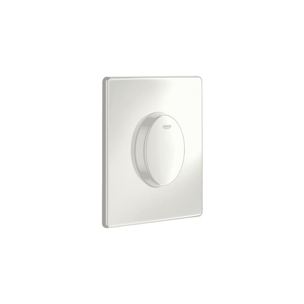 Grohe Skate Air WC-Betätigung, 156x197mm, montage vertical, pour commande 1 volume, blanc alpin, 38564SH0