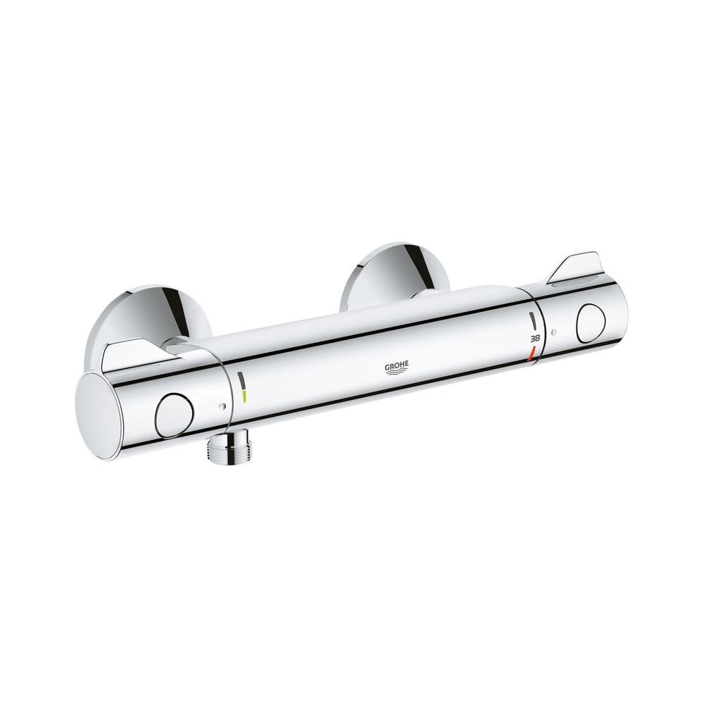 Mitigeur thermostatique Grohe Grohtherm 800 pour douche, montage mural, chromé, 34558000