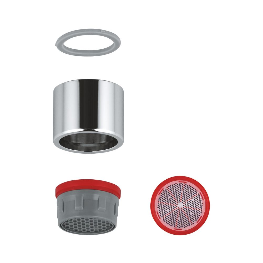 Mousseur Grohe M22x1, régulateur de jet double (Blue et Minta Mono), 15 l/min à 0,2 bar, chromé, 46895000