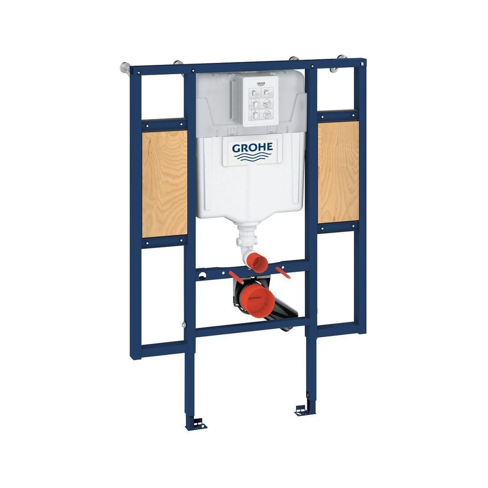 Élément de WC mural Grohe Rapid SL, hauteur de construction 1,13 m, avec réservoir GD 2, pour montage sur cloison creuse/paroi porteuse, saillie 700 mm