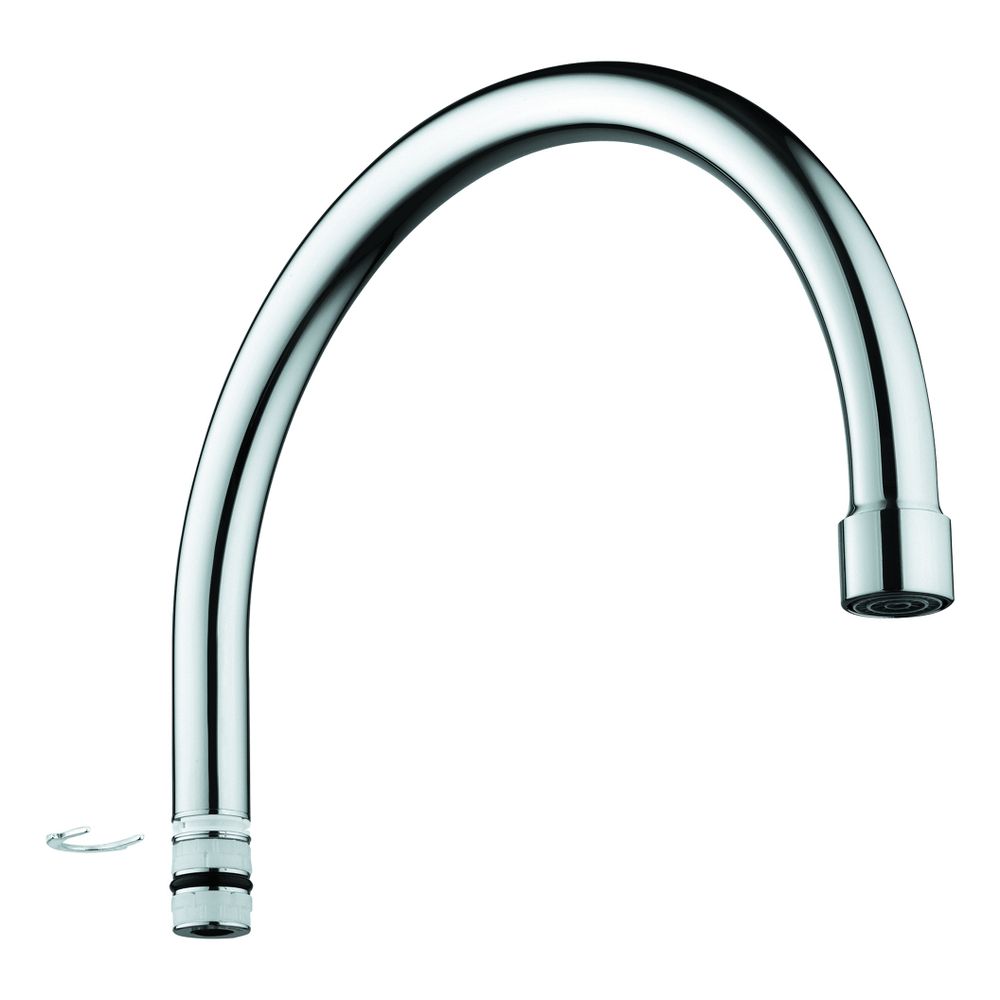 Grohe Eurosmart C - Bec fixe pour mitigeur de lavabo à un trou, montage mural, chromé, 13371000