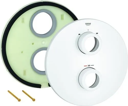 Rosace Grohe 47810 moon white
