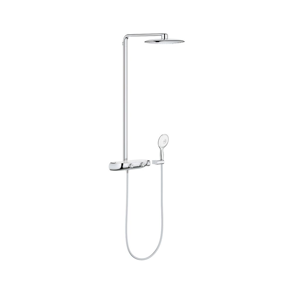 Grohe Rainshower SmartControl Mono 360 système de douche, batterie thermostatique encastrée, montage mural, chromé, 26361000
