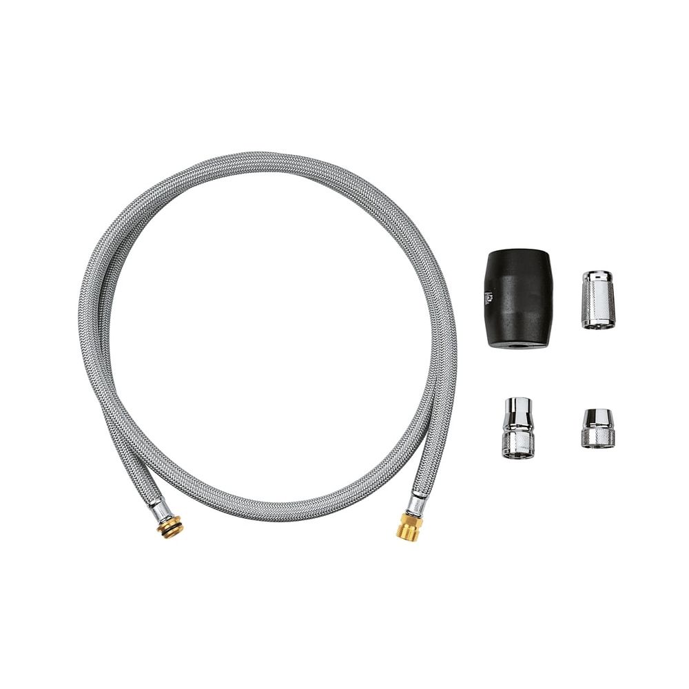 Grohe Flexible de douche pour robinets de lavabo avec douchette télescopique Dual ou mousseur, 142,5 cm, M15x1 mm
