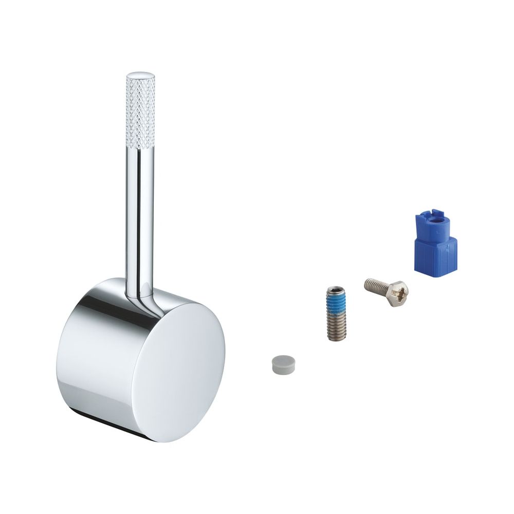 Levier Grohe pour cartouche 28 mm pour mitigeurs monocommande Blue Home avec fonction filtre, métal, chromé, 46957000