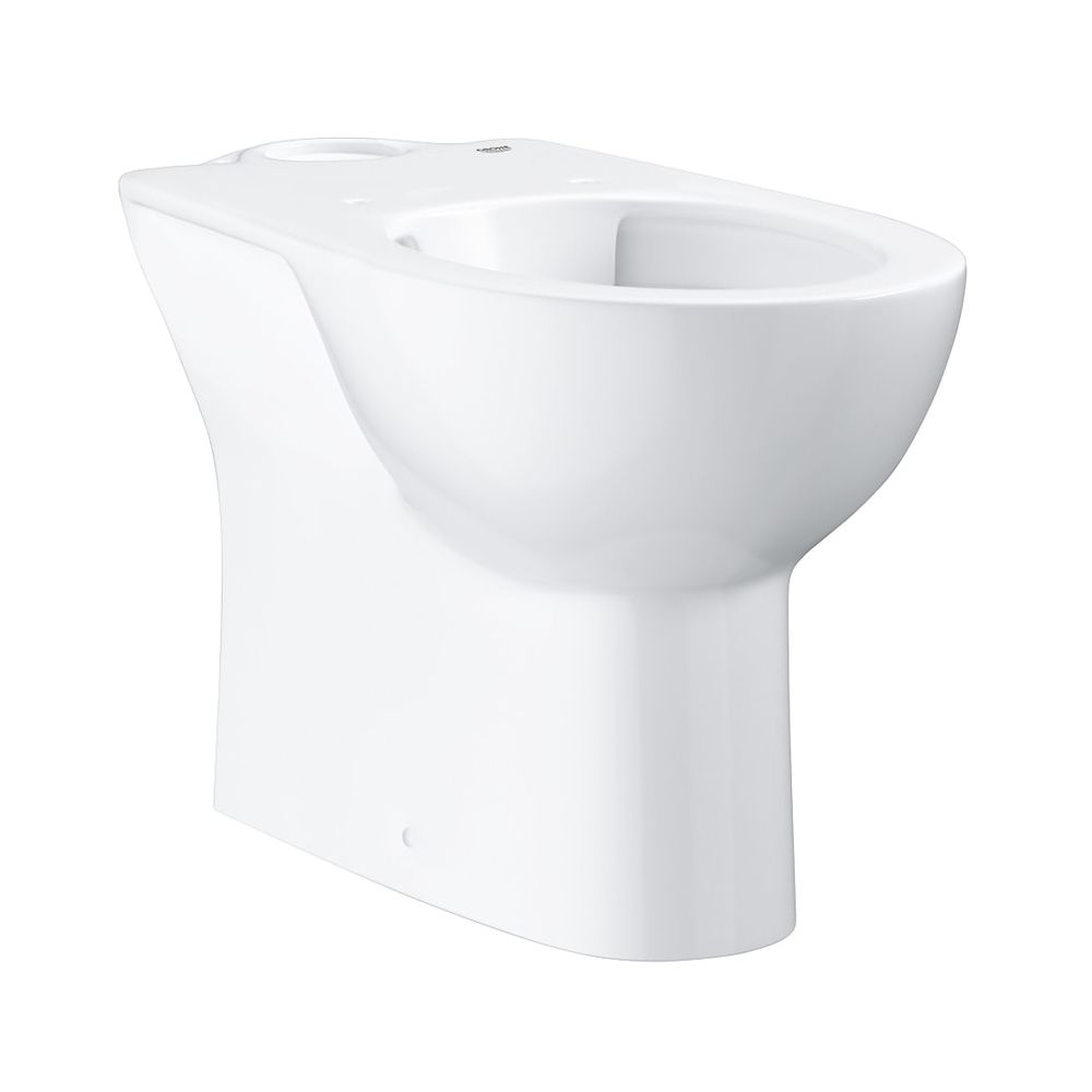 Grohe WC céramique sur pied à chasse profonde, sortie verticale, sans rebord, sans réservoir de chasse, alpin blanc