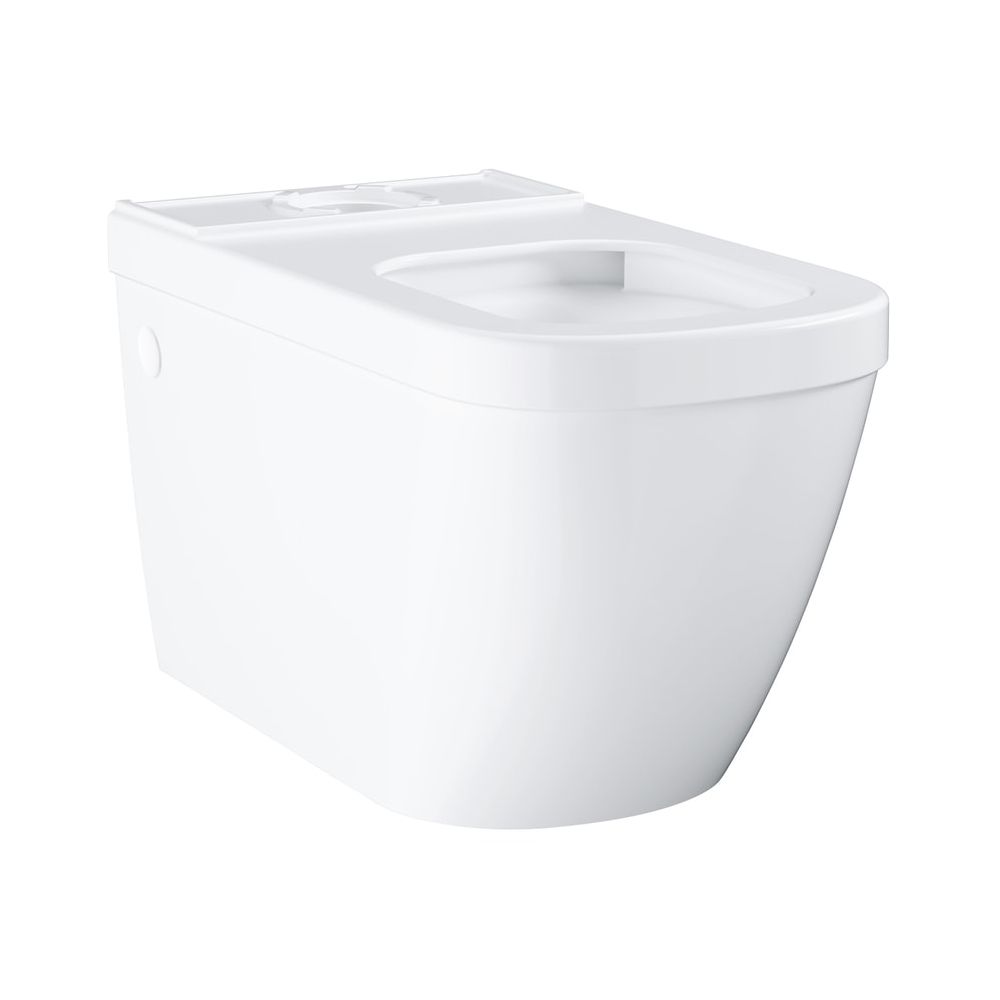 WC suspendu Grohe Euro Keramik, évacuation universelle, sans rebord, sans réservoir, en céramique sanitaire, blanc alpin