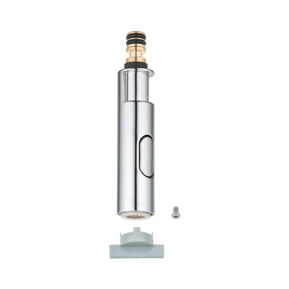 Pommeau de douchette Grohe SpeedClean extractible pour batterie de robinetterie Essence à une seule poignée, chromé, 46965000