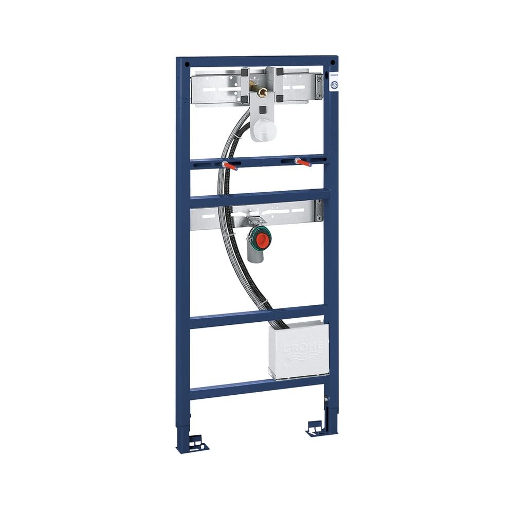 Élément de lavabo Grohe Rapid SL, hauteur de construction 1,13 m, pour montage sur paroi avant ou mur porteur, avec kit de gros œuvre pour électronique infrarouge Essence
