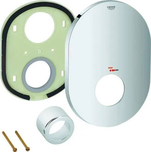 Rosette Grohe 49011 chrom