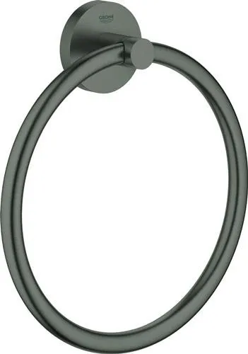 Anneau porte-serviette Grohe Essentials 40365_1, finition graphite dur brossé