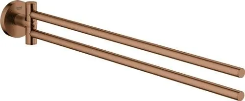Porte-serviettes Grohe Essentials 40371_1 2 bras 450 mm finition brossée Warm Sunset