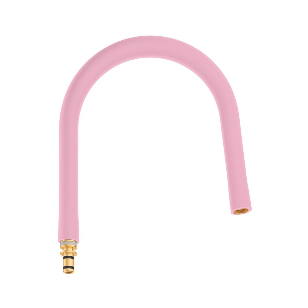 Grohe Essence flexible Schlauchauslauf pour robinet de cuisine avec pommeau pro, Rose, 30321DP0