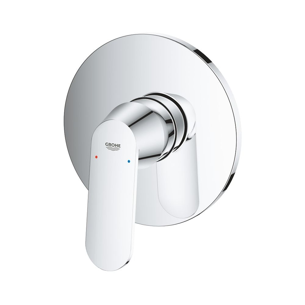 Robinet de douche Grohe Eurosmart Cosmopolitan à un levier, kit de montage prêt à poser pour Rapido SmartBox, chrome, 24044000
