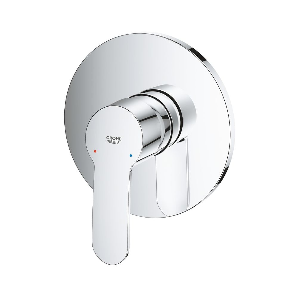 Mitigeur de douche Grohe Eurostyle Cosmopolitan monocommande, kit de montage prêt à poser pour Rapido SmartBox, chromé, 24051002