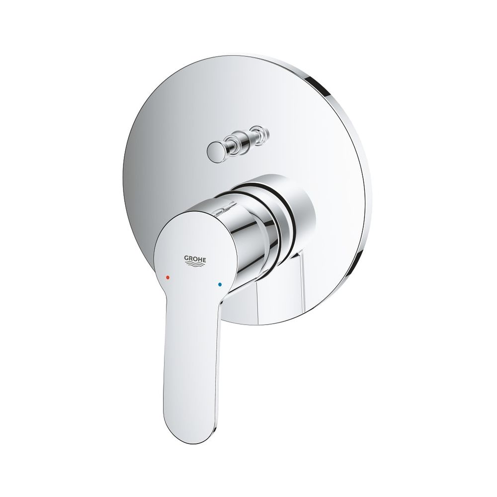 Kit de montage prêt à poser Grohe Eurostyle Cosmopolitan monocommande pour baignoire, Rapido SmartBox, Chrome, 24052002