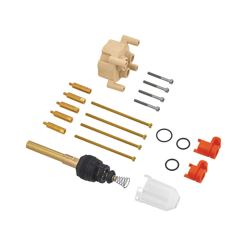 Grohe Kit de rallonge universel 25 mm pour kit de montage prêt à poser mitigeur monocommande baignoire/douche, mitigeur monocommande, commutation 3 voies