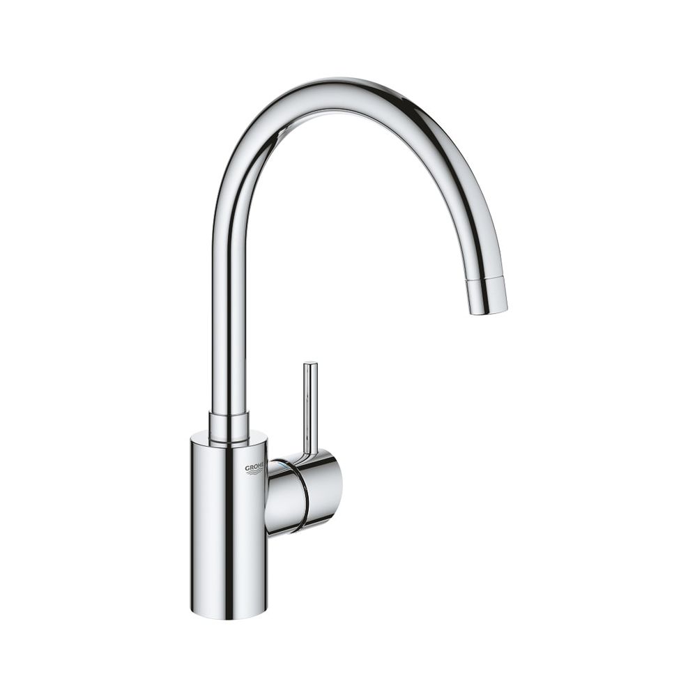 Robinetterie de cuisine Grohe Concetto à levier unique, montage à trou unique, bec haut, pivotant, Chromé