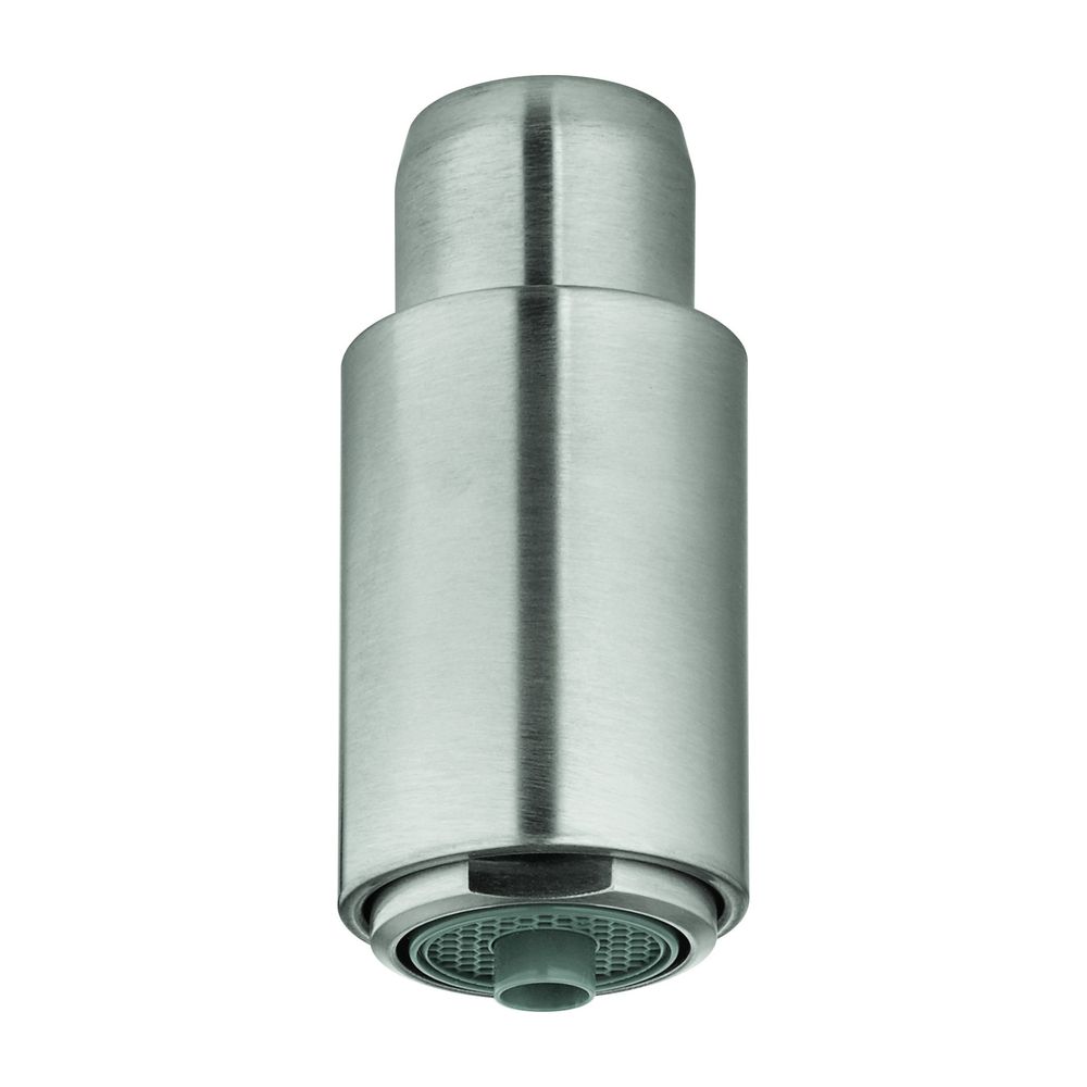 Pommeau de douchette Grohe pour mitigeur monocommande Blue, bec en U, régulateur de jet Dual pour Blue, Supersteel, 48380DC0