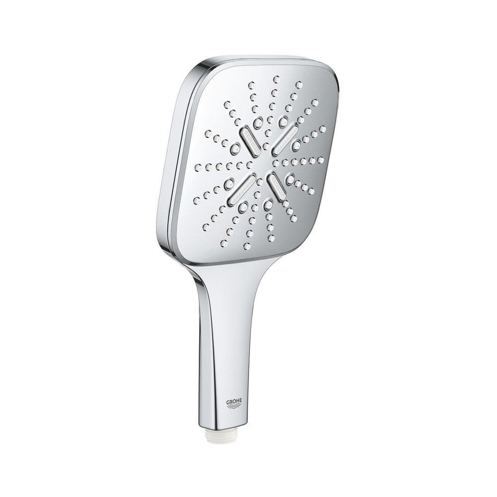 Pommeau de douche Rainshower SmartActive 130 Cube GROHE, 3 modes, 12 l/min à 3 bars, Chrom, 26550000