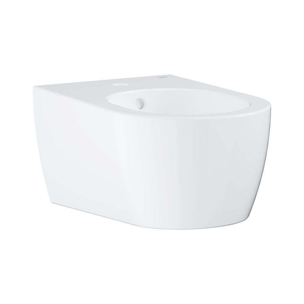 Grohe Essence Bidet mural, 1 trou de robinet, avec trop-plein, céramique sanitaire, PureGuard, blanc alpin, 3957400H