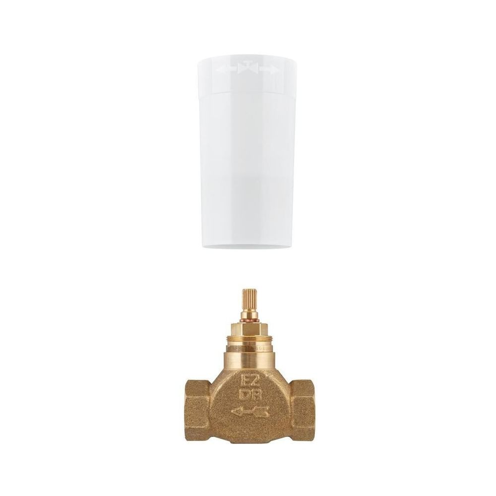 Corps de vanne encastré Grohe DN 15, partie supérieure prémontée 1/2", tige courte, raccord fileté 1/2"