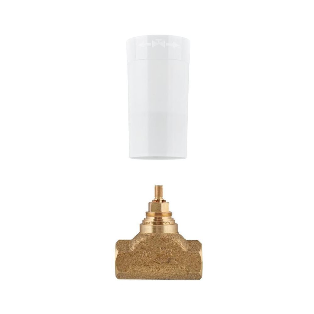 Robinet encastré Grohe, DN 20, partie supérieure prémontée 3/4", tige courte, raccord fileté 3/4"