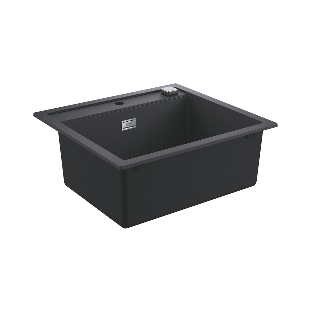 Évier composite Grohe K700, 1 bac, 560x510 mm, Granit Noir, 31651AP0