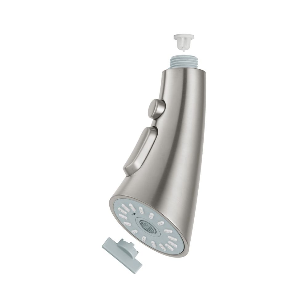 Pommeau de douche Grohe à 3 jets, Supersteel, 48473DC0