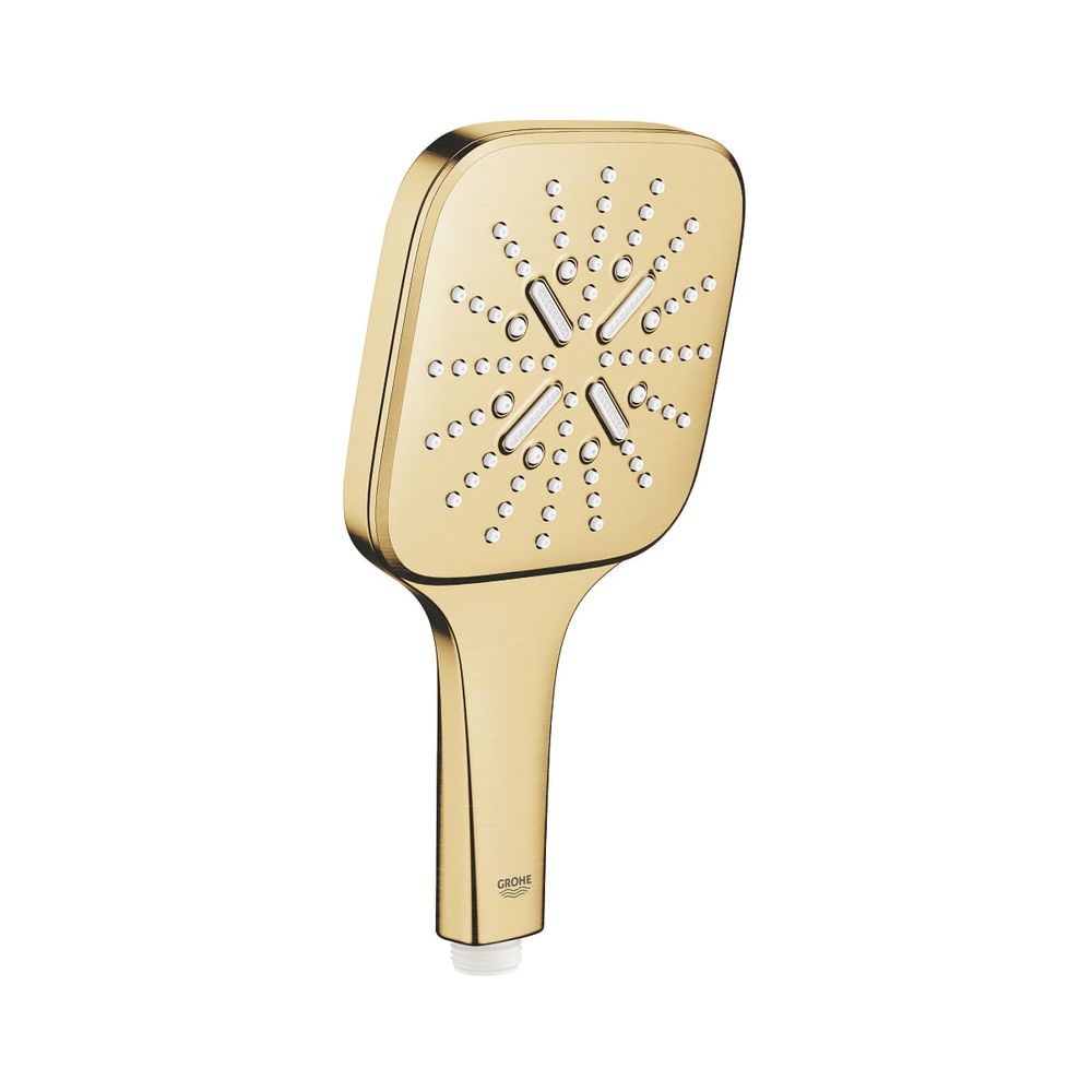 Grohe Douchette SmartActive 130 Cube Rainshower, 3 modes, 8,5 l/min à 3 bar, Cool Sunrise brossé, 26582GN0