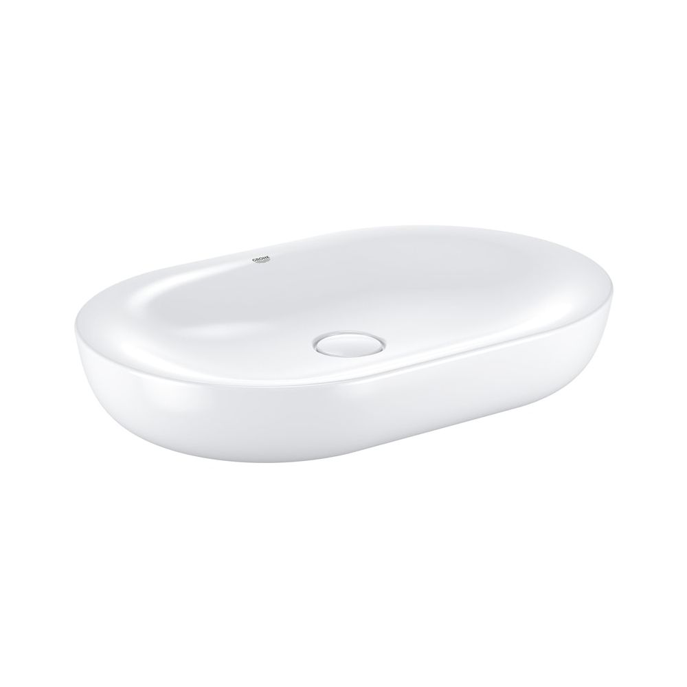 Plateau de vasque Grohe Essence en céramique 600x400 mm PureGuard, Blanc alpin, 3960800H