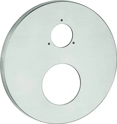 Rosette Grohe 49105 ronde pour kits de montage pré-assemblés monocommande supersteel
