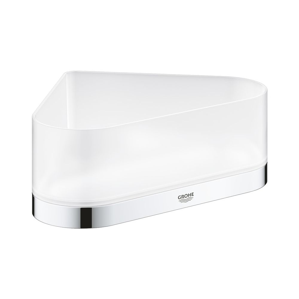 Grohe étagère de douche d'angle Selection avec support, métal/plastique, chromé, 41038000