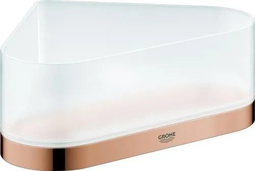 Grohe étagère de douche d'angle Selection 41038 avec support Warm Sunset