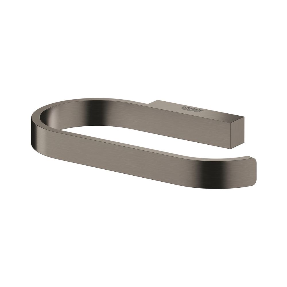 Porte-rouleau de papier toilette Grohe Selection sans couvercle graphite brossé