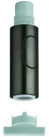 Pommeau de douche Grohe 48416 Jet laminaire et jet de pluie graphite brossé