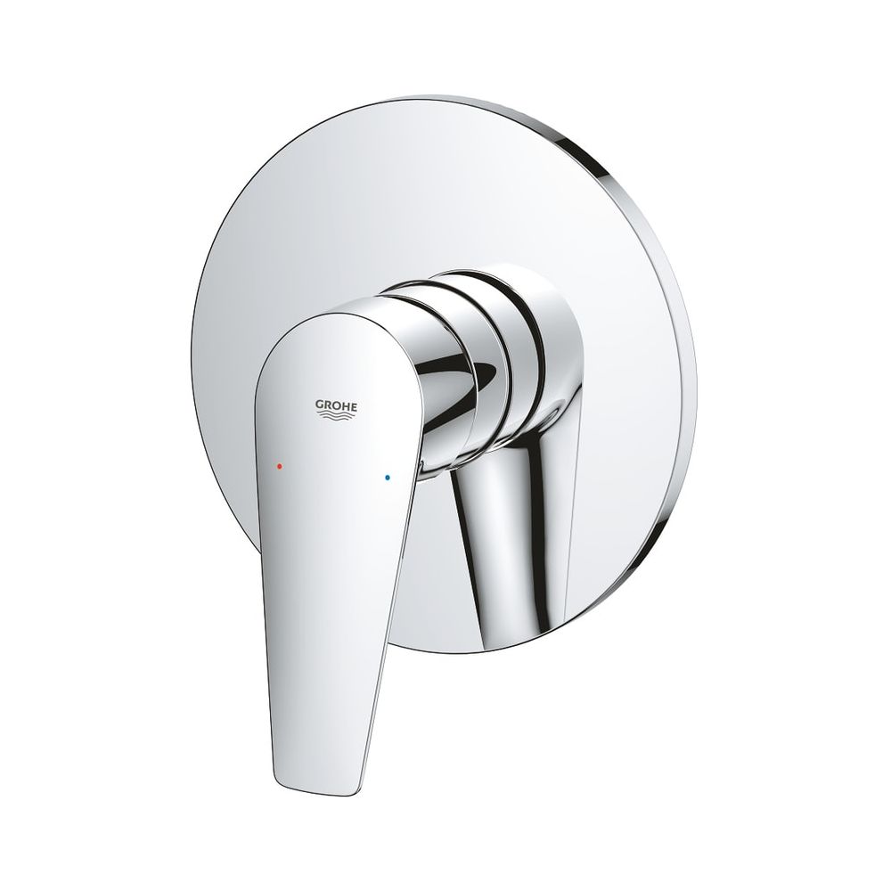 Mitigeur Grohe BauEdge pour douchette Rapido SmartBox, 1 trou, monocommande, chromé, 24161001