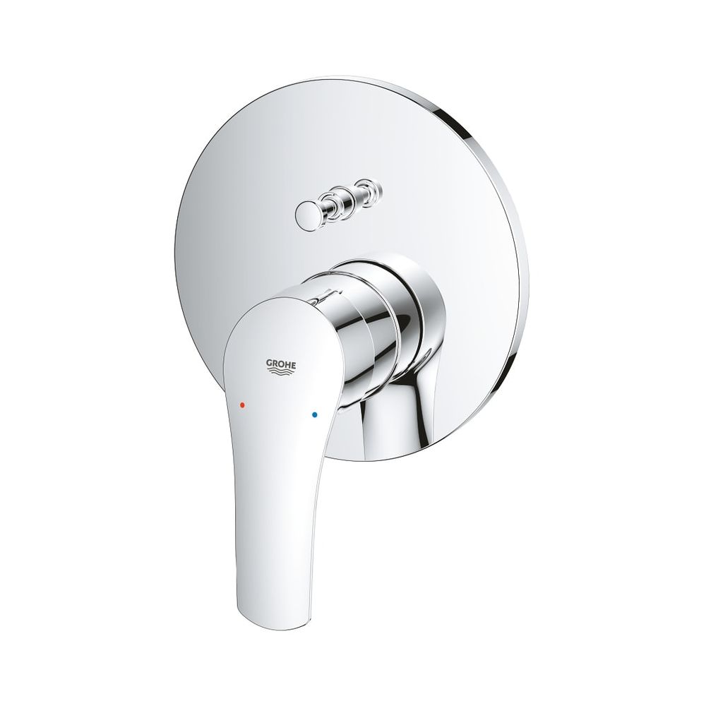 Robinet de baignoire Eurosmart GROHE, kit prêt à poser pour Rapido SmartBox, sans jeu de construction brute, chromé, 24043003
