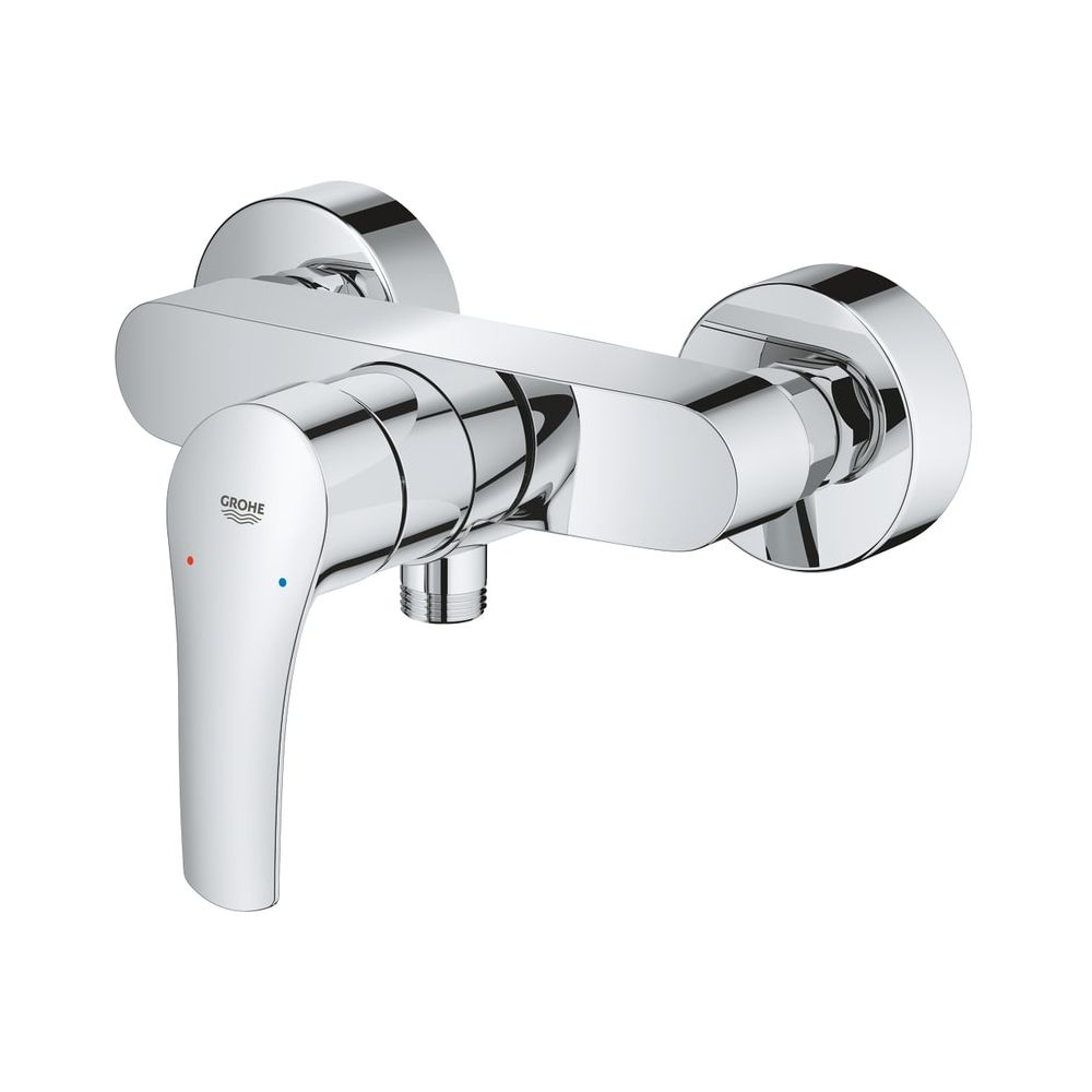 Grohe mitigeur de douche monocommande, montage mural, limiteur de température, raccords S, chromé, 33555003