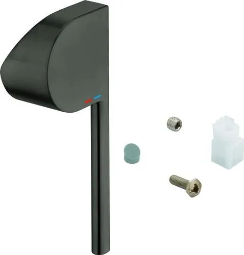 Levier Grohe 48450 pour mitigeur EHM (baignoire/douche) montage mural/sol graphite dur brossé