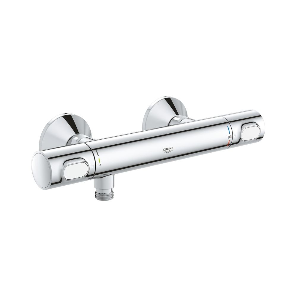 Grohe Grohtherm 500 Mitigeur thermostatique de douche mural, chromé, 34793000