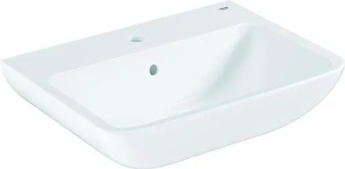Lavabo mural BauEdge en céramique Grohe 39808 600x448 mm blanc alpin