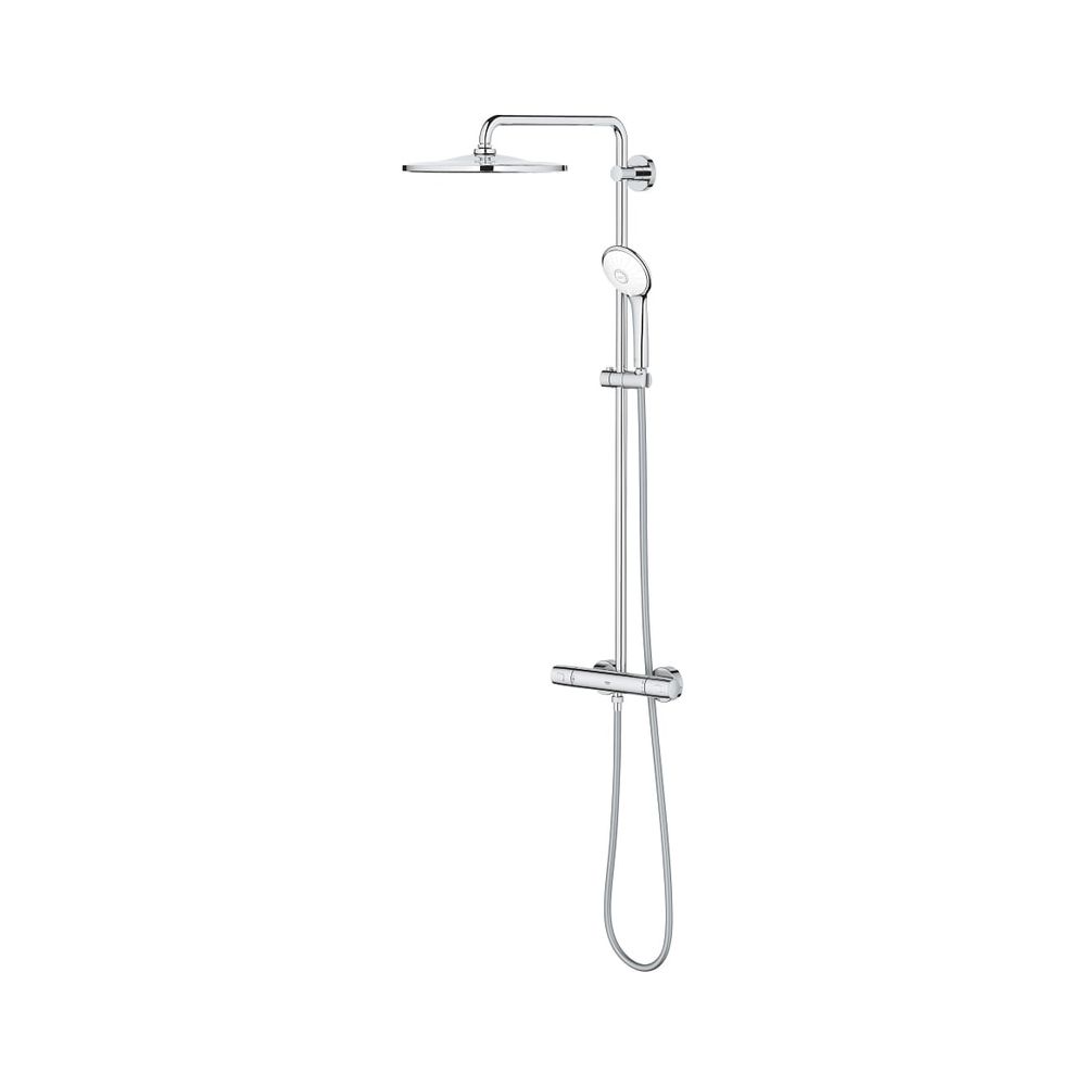 Système de douche Grohe Euphoria System 310 avec mitigeur thermostatique encastré, montage mural, chromé