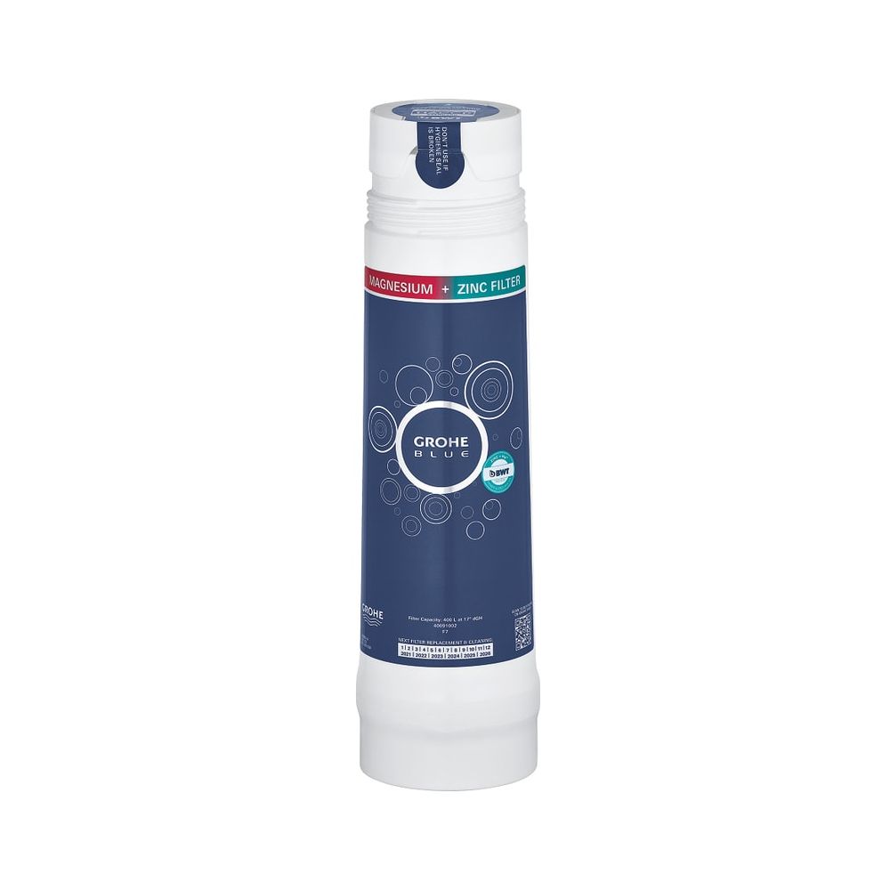 Filtre Grohe Magnésium + Zinc pour systèmes Blue, BWT (capacité 400 litres à 17° dGH)
