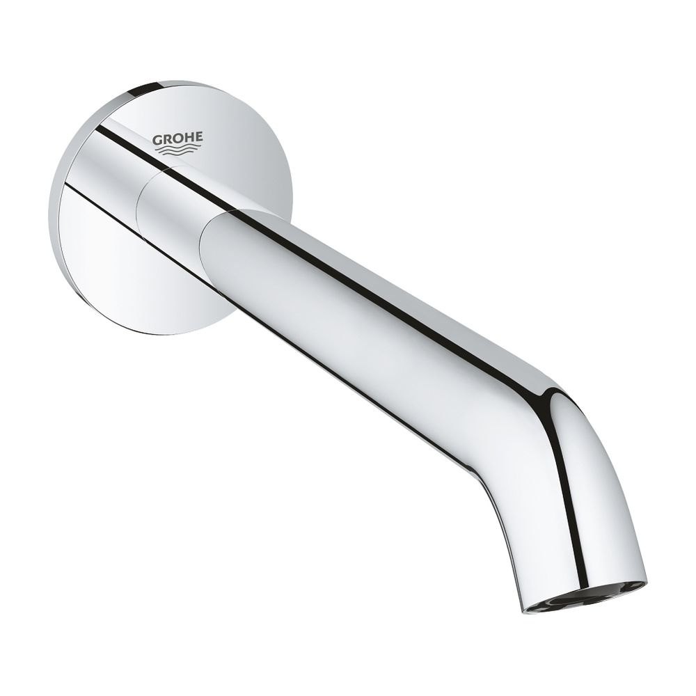 GROHE Essence bec de baignoire, montage mural, filetage extérieur 1/2", portée 230 mm, chromé, 13449001